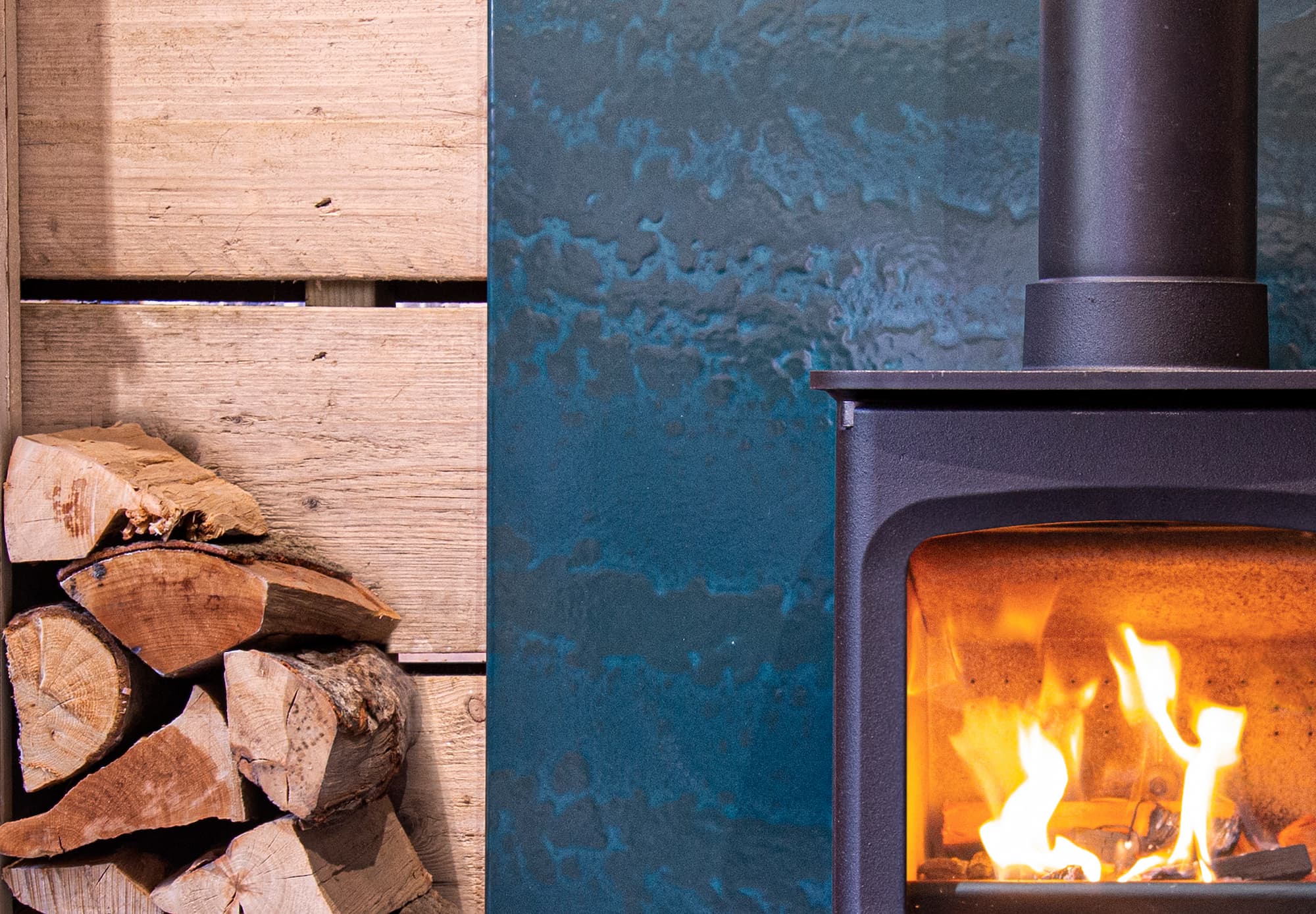 Enhance your fireplace with a wood stove heat shield - Charnwood